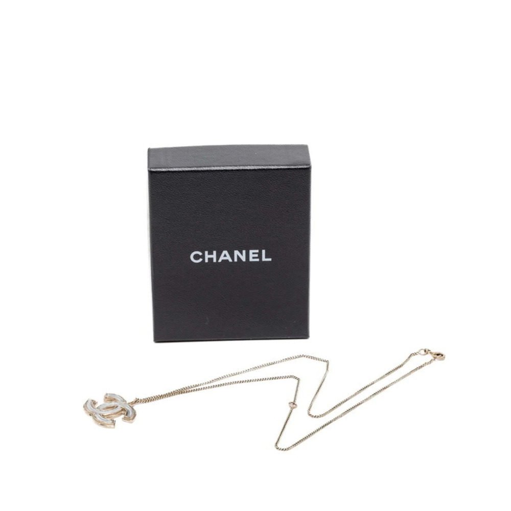 CHANEL Silver Logo Necklace - Picture 6 of 6